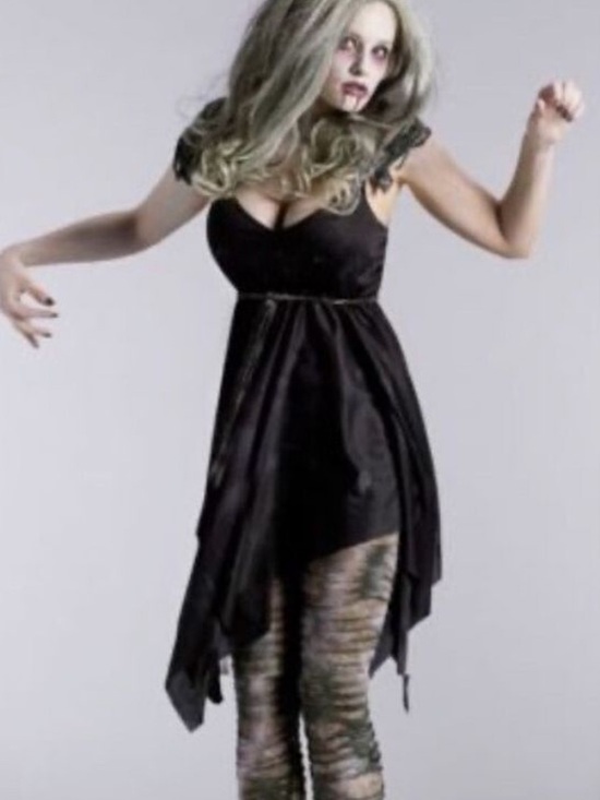 Pants - Women's Night Zombie 2 Piece Costume Size M ( 8-10)